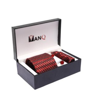 Men Red & Black Printed Accessory Gift Set
