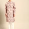 Men Ethnic Motifs Printed Regular Kurta with Churidar