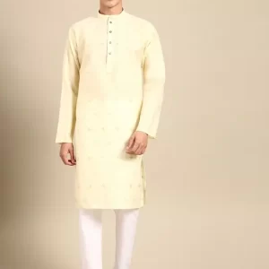 Men Ethnic Motifs Regular Kurta with Pyjamas