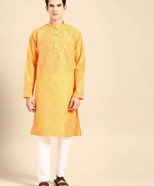 Men Ethnic Motifs Regular Kurta with Pyjamas