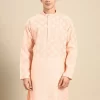 Ethnic Motifs Embroidered Thread Work Kurta