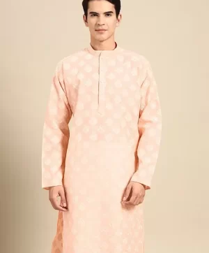 Ethnic Motifs Embroidered Thread Work Kurta