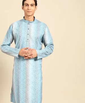 Ethnic Motifs Printed Sequinned Kurta