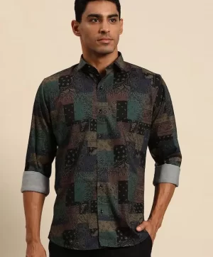 Men Smart Opaque Printed Casual Shirt