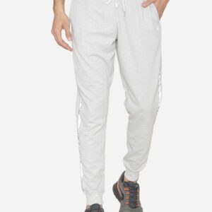 Men White Solid Joggers