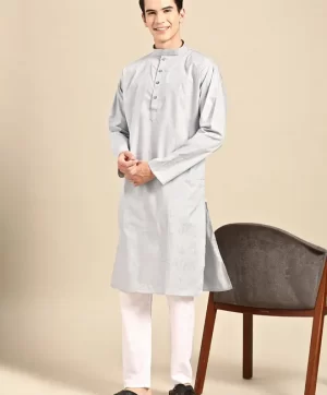 Men Regular Pure Cotton Kurta with Pyjamas