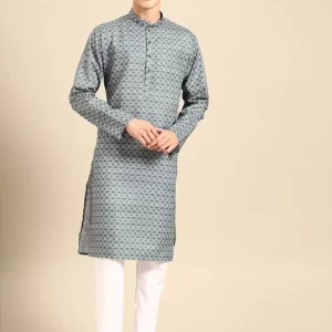 Men Ethnic Motifs Printed Regular Kurta with Pyjamas