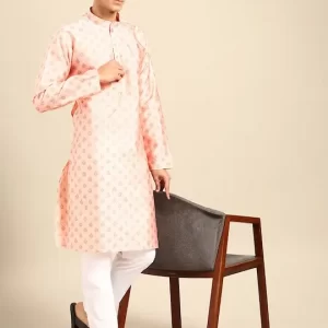 Men Ethnic Motifs Printed Regular Kurta with Pyjamas